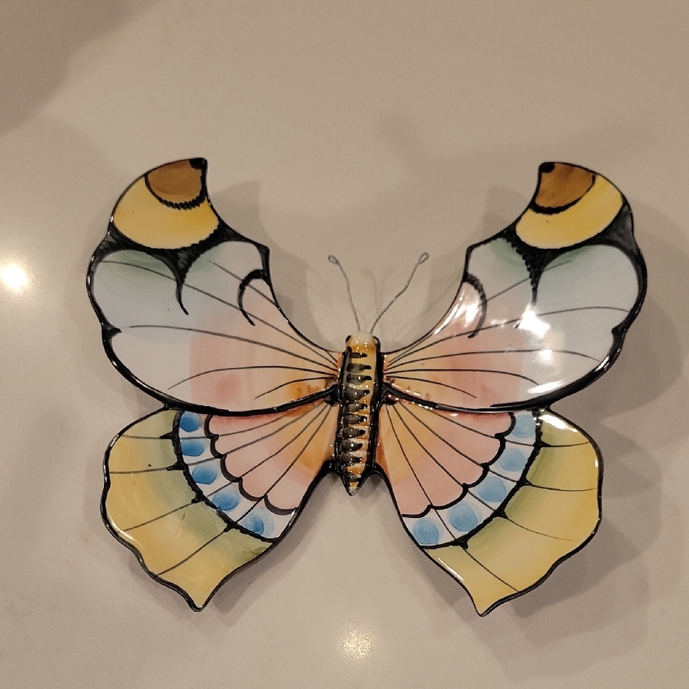 Made In Portugual Handpainted Butterfly